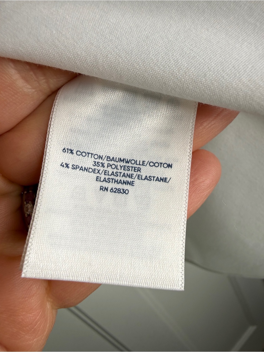 Lands End Classic Women’s Button-Down Shirt - White & Black 26W - Picture 6 of 12